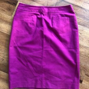 Halogen fuchsia pencil skirt